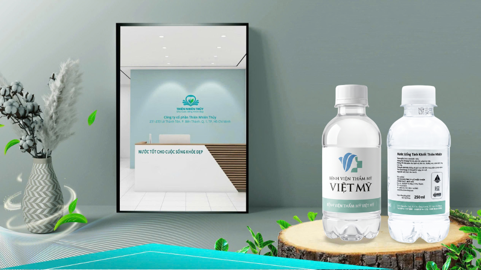 Gia công nước đóng chai 250ml - Việt Mỹ